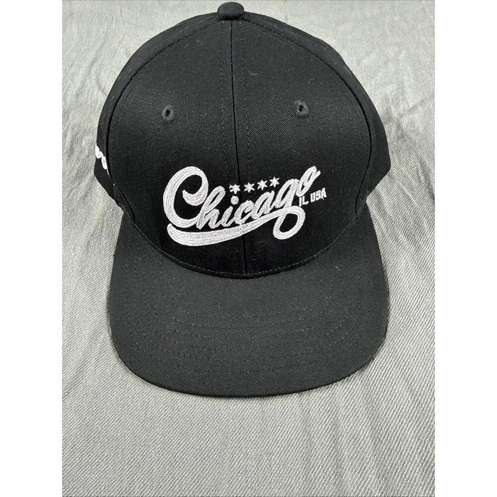 LIV Golf Chicago Snapback Hat Cap Embroidered Black OSFA Ahead Specialty NWOT